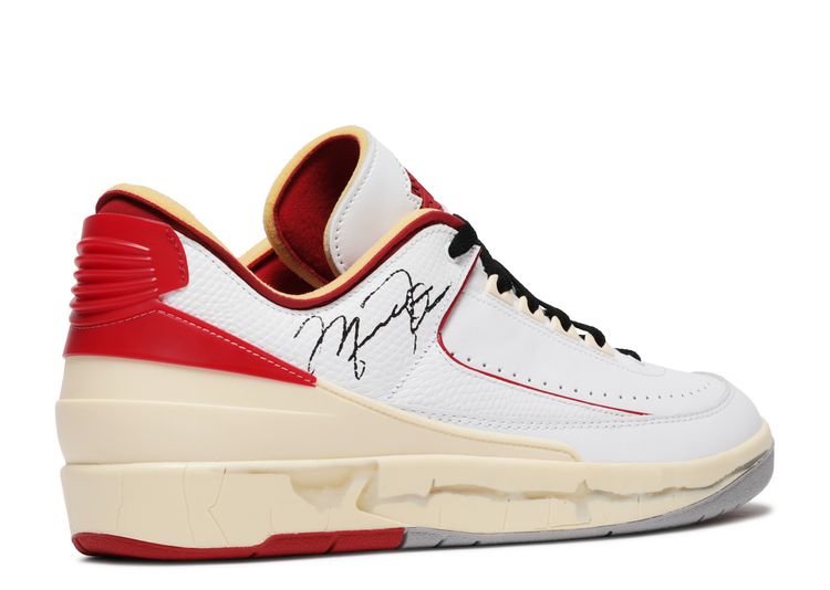 Off-White x Air Jordan 2 Retro Low SP 'White Varsity Red