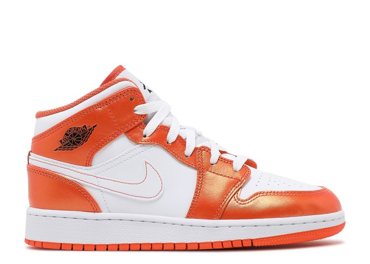 nike jordan 1 mid electro orange