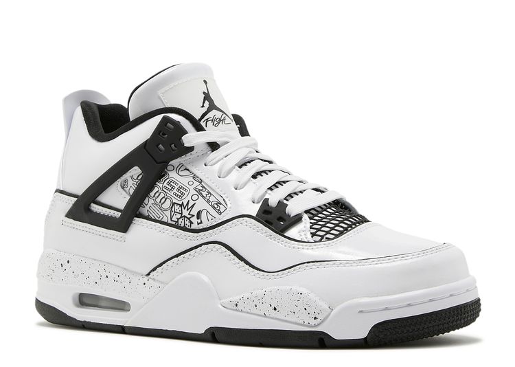 Air Jordan 4 Retro GS 'DIY' - Air Jordan - DC4101 100 - white/black ...