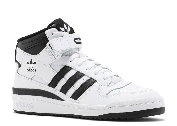 Forum Mid 'White Black' - Adidas - FY7939 - cloud white/core black ...