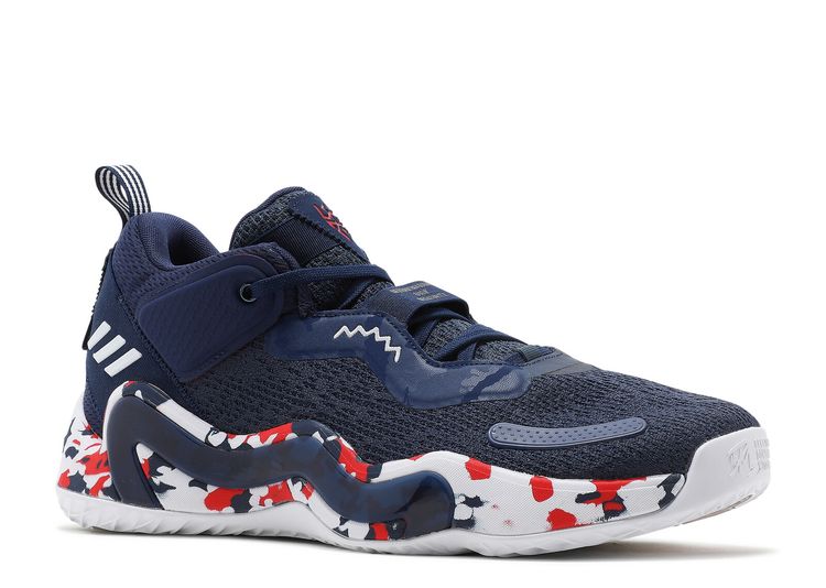 D.O.N. Issue #3 'USA' - Adidas - GW2945 - navy/cloud white/vivid