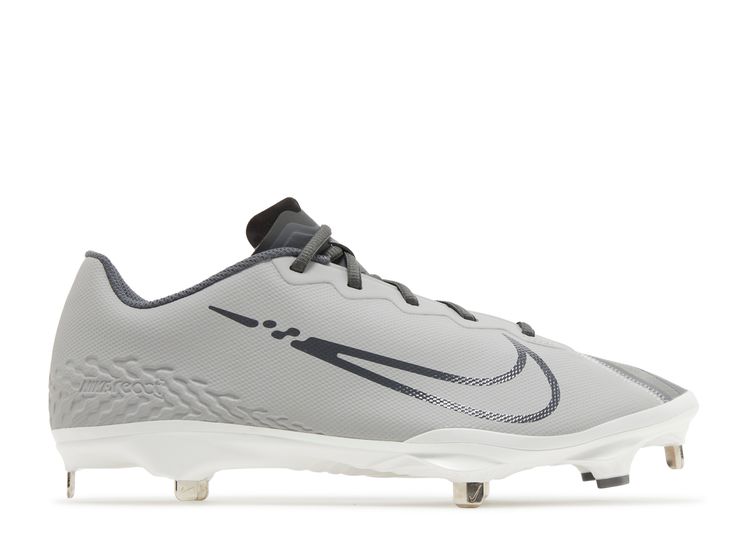 Nike Men's Vapor Ultrafly Elite 4 Metal Baseball Cleats, Size 13, Grey/White