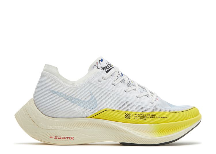 Wmns ZoomX Vaporfly NEXT% 2 'White Yellow Strike' - Nike - DM9056 100 ...