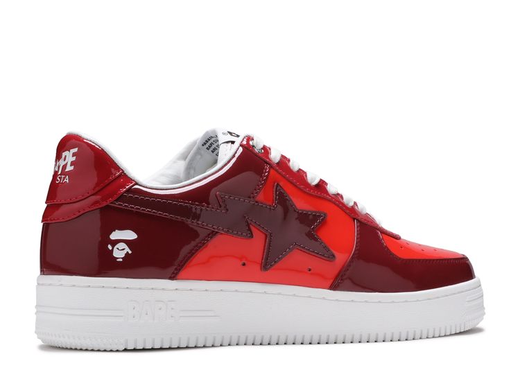 Bapesta Low M1 'Color Camo Combo - Red'