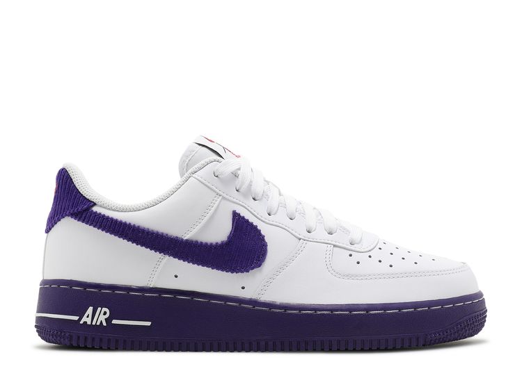 Nike Air Force 1 '07 LV8 Emb 'White Court Purple
