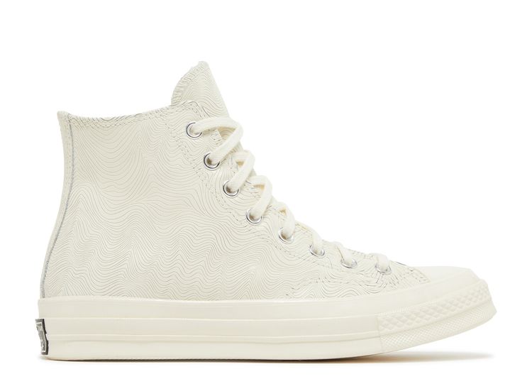 Chuck 70 High 'Egret Embossed'