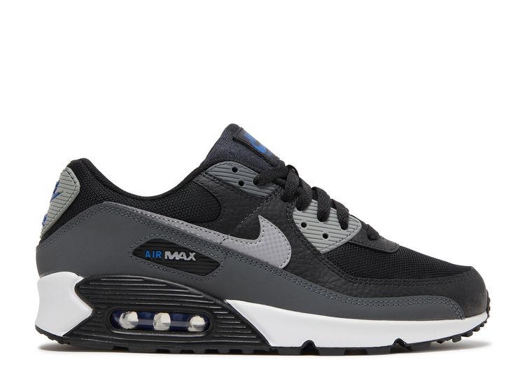 Nike Men's Air Max 90 Casual Shoes in Black/Black Size 9.0 | Leather