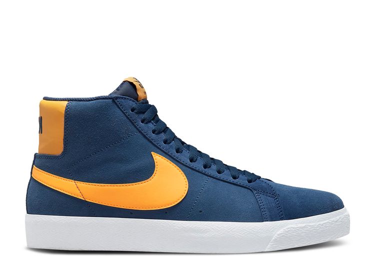 Zoom Blazer Mid SB 'Michigan' - Nike - 864349 402 - navy/navy