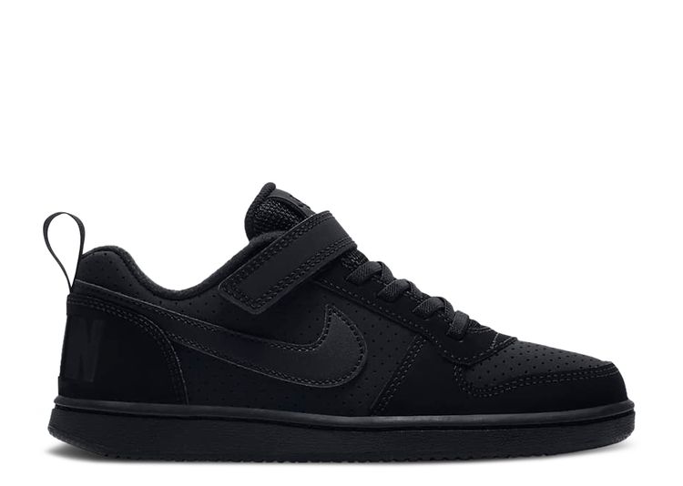 Court Borough Low PS 'Triple Black' - Nike - 870025 001 - black/black ...