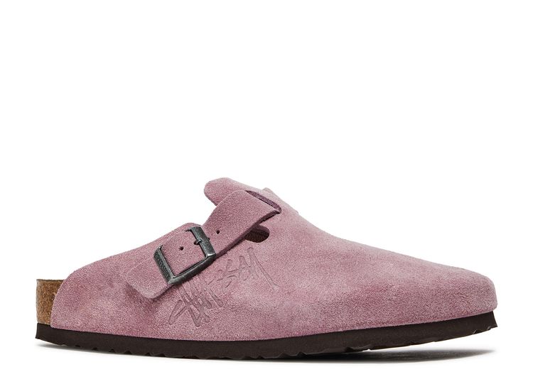 Stussy X Boston Shaggy 'Dusty Pink' - Birkenstock - 1022971