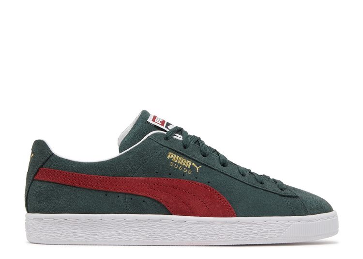 Suede Classic 21 'Green Gables Intense Red' - Puma - 374915 31 - green ...
