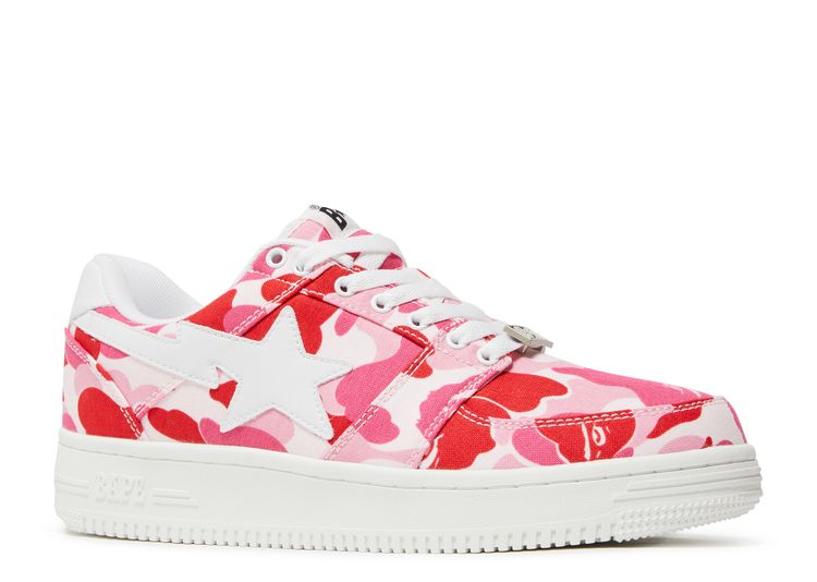 Bapesta Low 'ABC Camo - Pink'