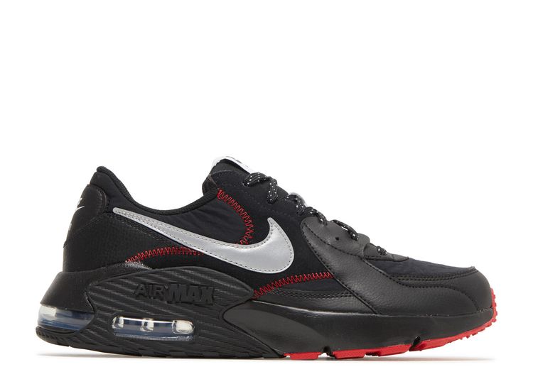 air max excee black and red