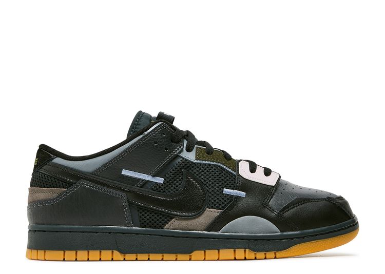 Dunk Low Scrap 'Black' - Nike - DB0500 001 - cool grey/black