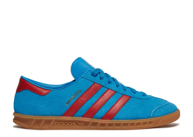 Hamburg 'Solar Blue Red Gum' - Adidas - B24967 - solar blue/red/gum 2 ...