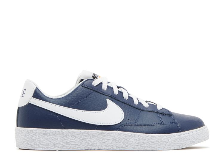 Blazer Low GS 'Midnight Navy' - Nike - CZ7576 400 - midnight navy/white ...