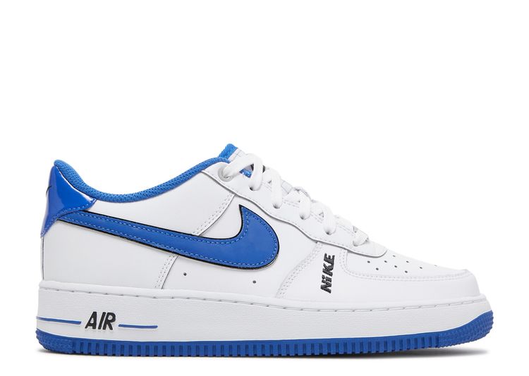 Nike Air Force 1 Low LV8 White Game Royal (GS) Kids' - DO3809-100 - US