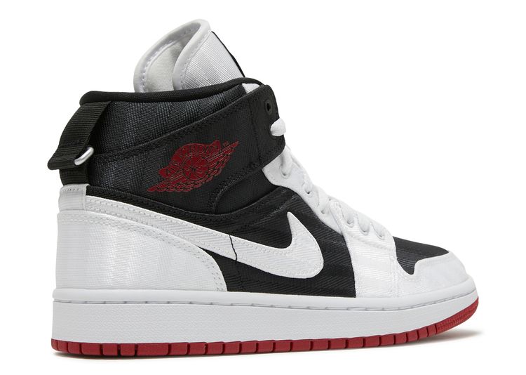 THE JORDAN 1 MID SE UTILITY WHITE BLACK GYM RED (W) IS SUPER TOUGH FIRE  (WHERE TO BUY)!! 