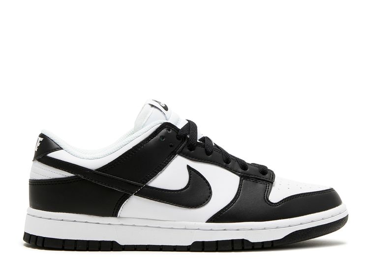 black and white low dunks