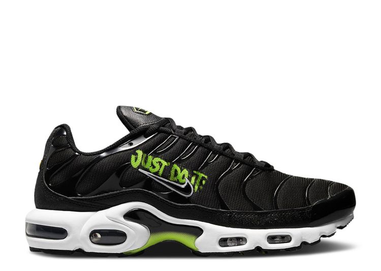 Air Max Plus 'Just Do It' - Nike - DJ6876 001 - black/white/volt/black ...