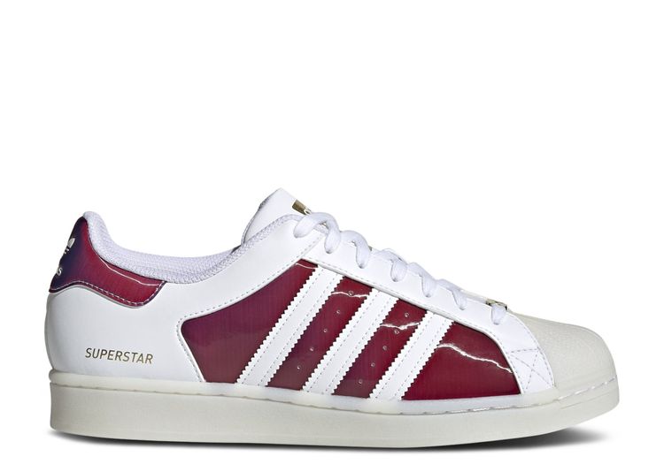 Superstar 'Red Color Shifting Print' - Adidas - - cloud white/cloud white/gold metallic | Flight Club