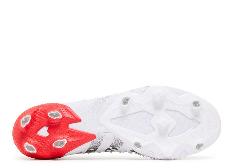 Predator Freak.1 FG 'Demonskin White Solar Red' - Adidas - FY6255 ...