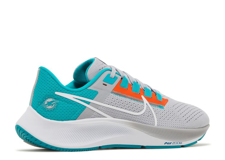 NFL X Air Zoom Pegasus 38 'Miami Dolphins' - Nike - DJ0823 001 - wolf ...