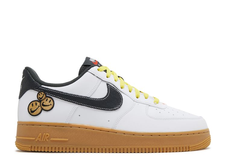 Air Force 1 LV8 'Go The Extra Smile' Nike DO5853 100 - white/yellow strike/gum light brown/anthracite | Flight Club