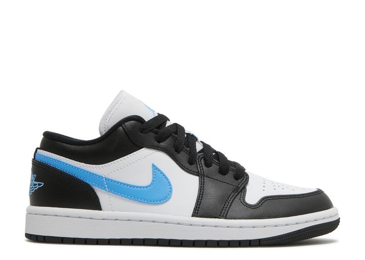 blue air jordan 1 low