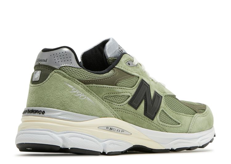 アウトレット送料無料】 New Balance 990 v3 olive green kids-nurie.com