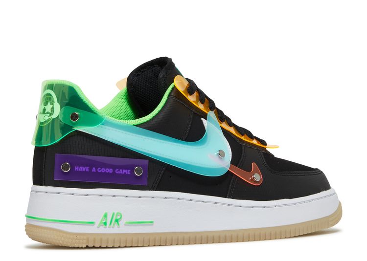  Nike Air Force 1 07 LV8 Men's Casual Shoes Air Force 1 07 LV8  DO7085-011, BLACK/WHITE WHITE-GREEN STRIKE : Clothing, Shoes & Jewelry