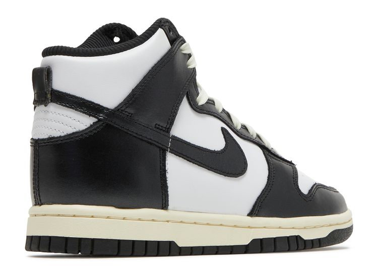 nike wmns dunk high black and white