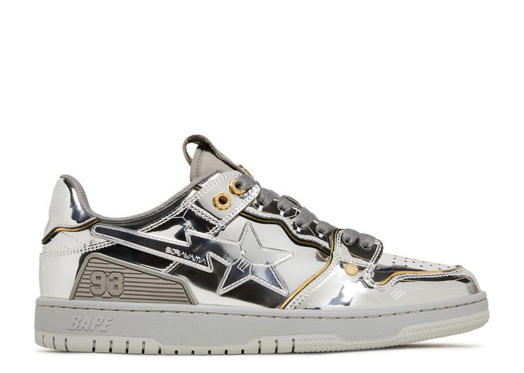 Hajime Sorayama X Sk8 Sta 'Silver' - BAPE - 1H73191918 - silver