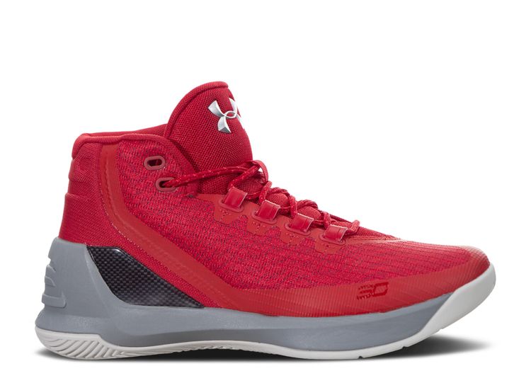 Curry 3 GS 'TCC' - Under Armour - 1274061 600 - red/grey/white | Flight ...