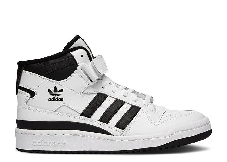 Forum Mid 'White Black' - Adidas - G07673 - footwear white/core black ...