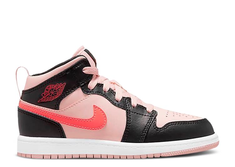 Air Jordan 1 Mid PS 'Black Pink Crimson' - Air Jordan - 640734 604