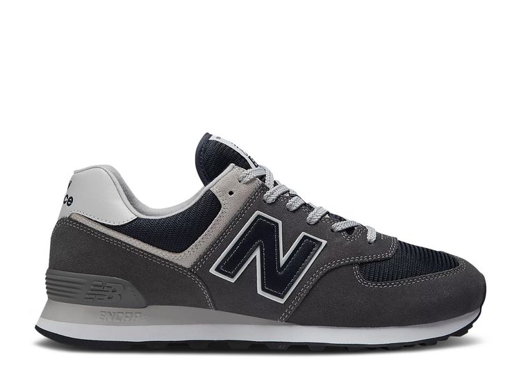 574v2 2E Wide 'Grey Navy' - New Balance - ML574EI2 2E - grey/navy ...