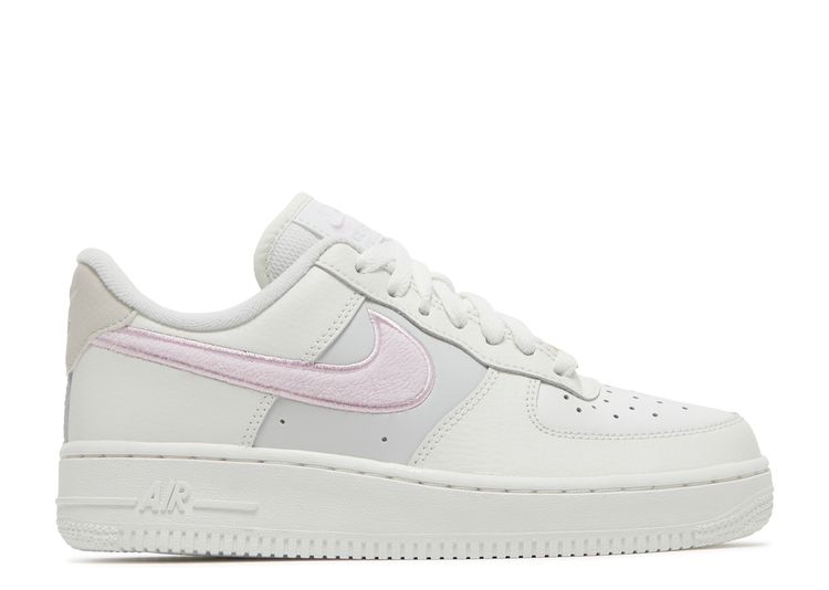 Wmns Air Force 1 '07 'Chenille Swoosh' - Nike - DQ0826 100