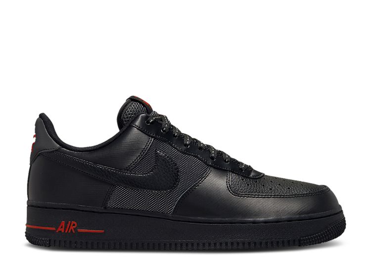 Air Force 1 Low 'Reflective Black' - Nike - DO6389 001 - black/black ...