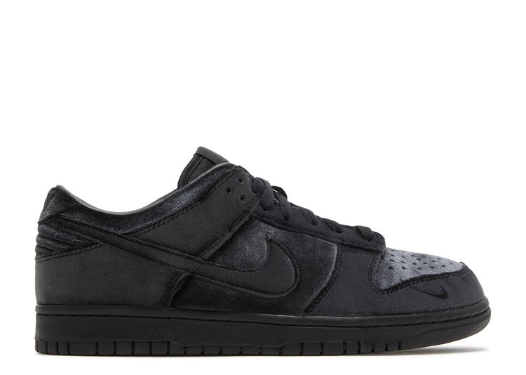 NIKE ナイキ DUNK LOW DSM ダンクロウDSMベルベットスニーカー ドーバーストリートマーケット US6/24cm ブラック DH2686-002