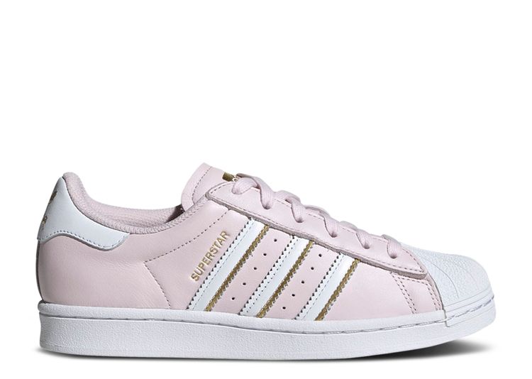 Superstar 'Almost Pink' - - GZ3453 - cloud white/almost pink/ gold metallic Flight Club