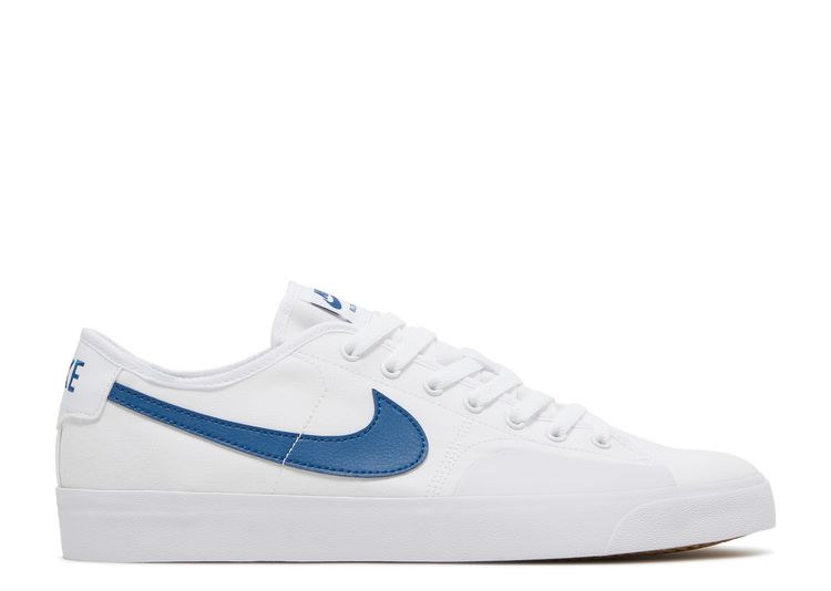 Blazer Court SB 'White Court Blue' - Nike - CV1658 104 - white/white ...