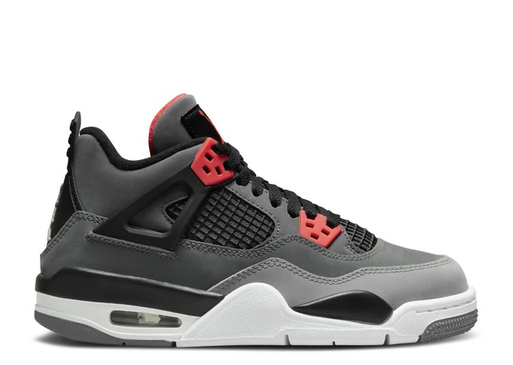 Air Jordan 4 Retro GS 'Infrared' - Air Jordan - 408452 061 - dark