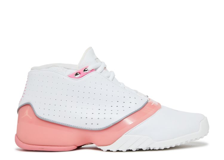 jordan flight pink and white