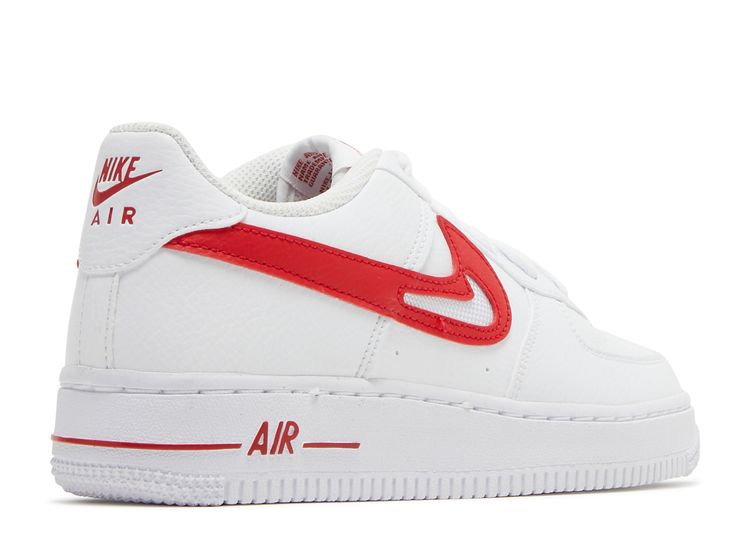 Nike Air Force 1 Custom Red 🔴 & Black ⚫ Splatter Swoosh White Shoes Mens  Womens