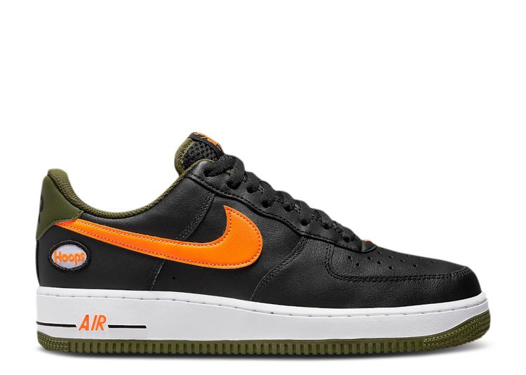 Nike Air Force 1 07 Lv8 Black Orange Black/orange for Men