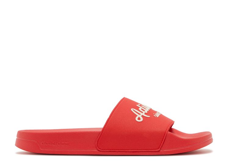 Adilette Shower Slide 'Vivid Red' - Adidas - GW8751 - vivid red\wonder ...
