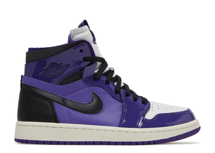 Wmns Air Jordan 1 Zoom Comfort 'Court Purple Patent' - Air Jordan ...