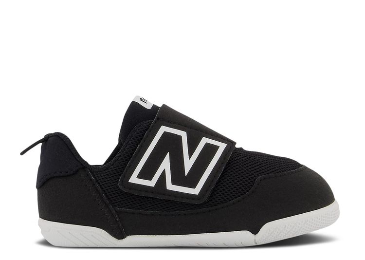 New B Hook & Loop Toddler Wide 'Black White' - New Balance - IONEWBBK W ...