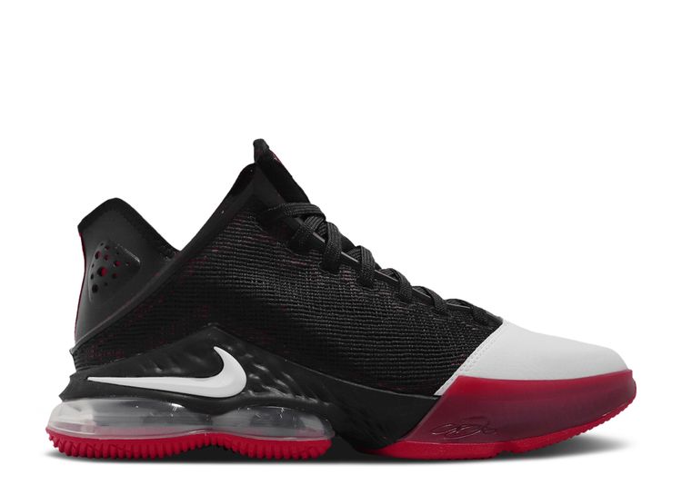 Lebron 19 Low Ep 'bred' - Nike - Dh1271 001 - Black White University 